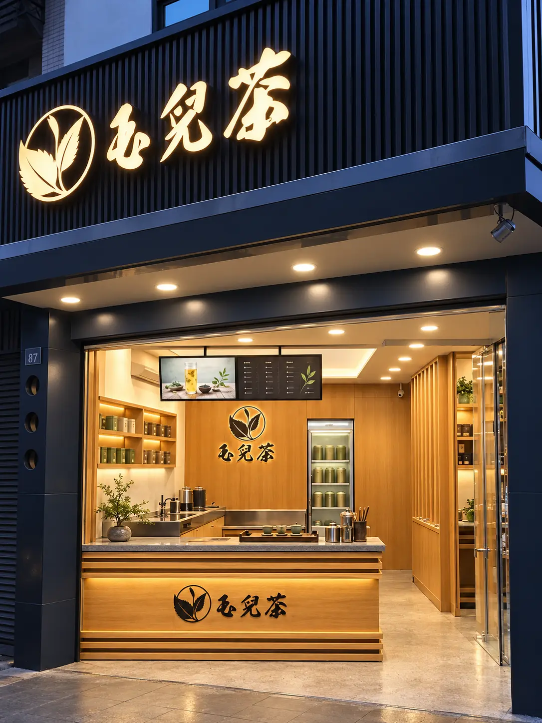 玉兒茶嘉義台林店門市形象